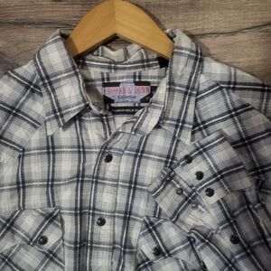 Mens XL Western Shirt Brooks & Dunn Collection Panhandle Slim Pearl Snaps